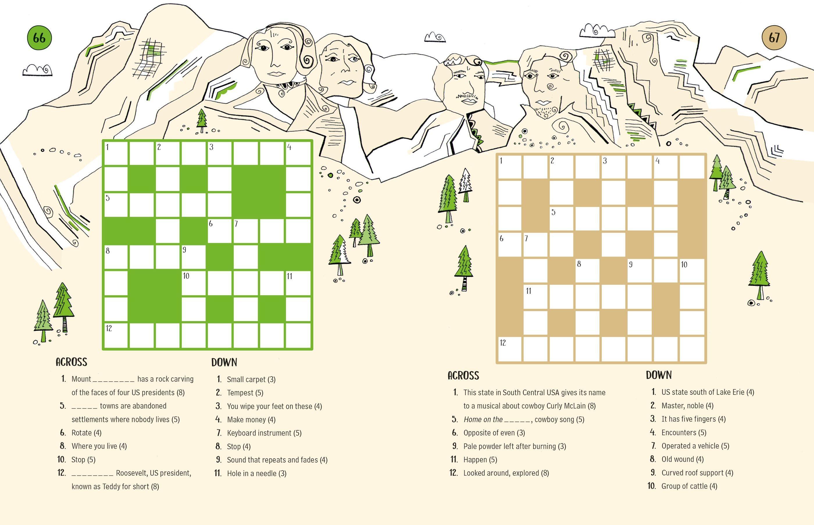 Sách ngoại văn: 100 Childrens Crosswords: Travel