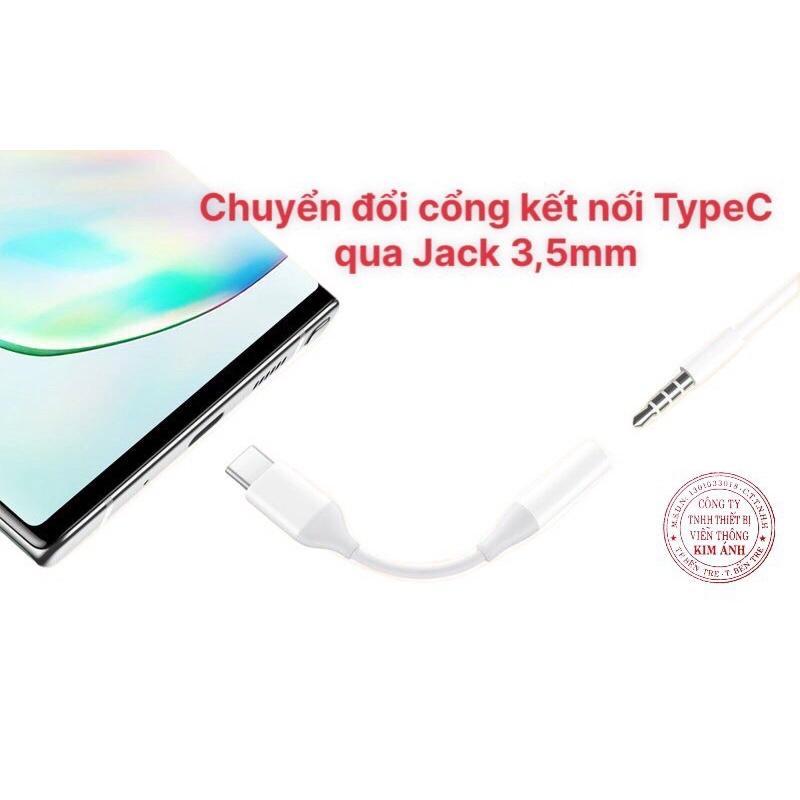 Cáp chuyển đổi âm thanh điện thoại di động Type-c ra 3,5 ly
