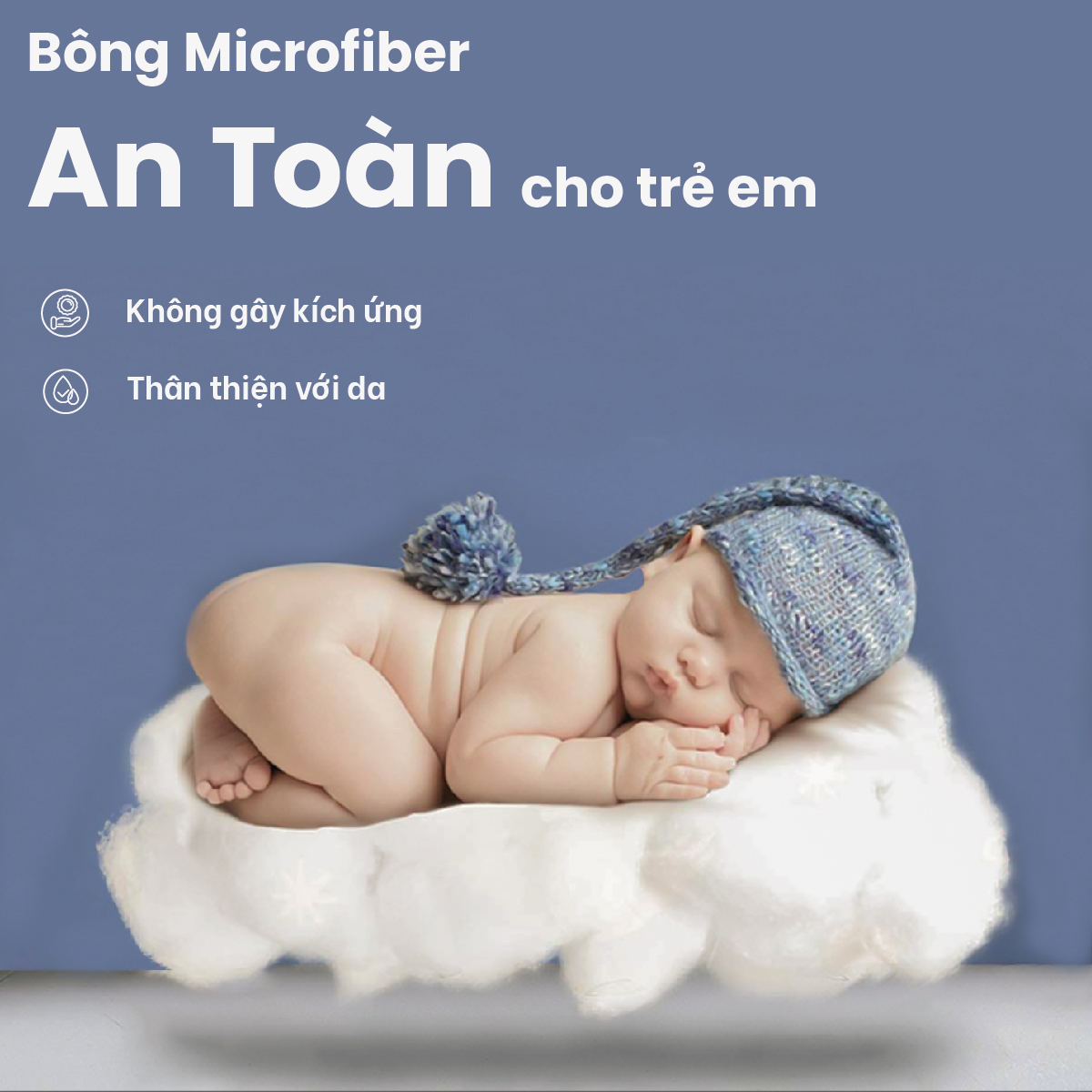 Topper khách sạn 5 sao – Nệm Topper bông Microfiber cao cấp – Tấm làm mềm nệm  - Topper lông vũ nhân tạo