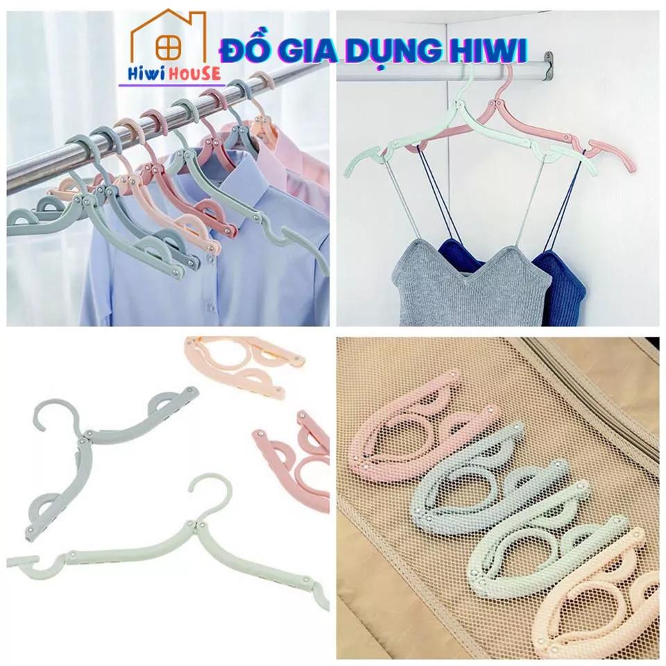 Móc Treo Quần Áo Gấp Gọn Thông Minh làm bằng nhựa cao cấp, thích hợp đi cắm trại du lịch, phượt, dã ngoại, câu cá