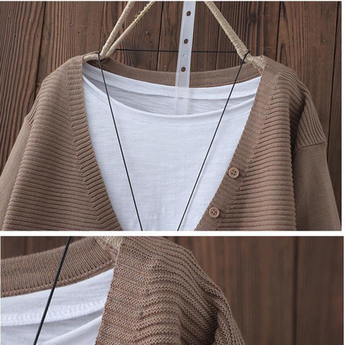 Áo cardigan len nữ form rộng 5 khuy cài trước trẻ trung ArcticHunter