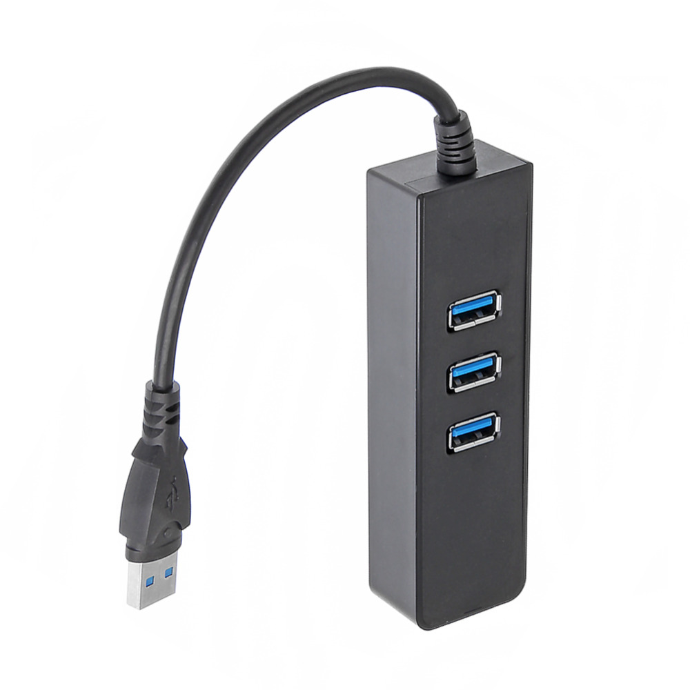 Hub USB 3 Cổng 3.0 Tốc Độ Cao + Cổng Mạng RJ45 Cao Cấp AZONE