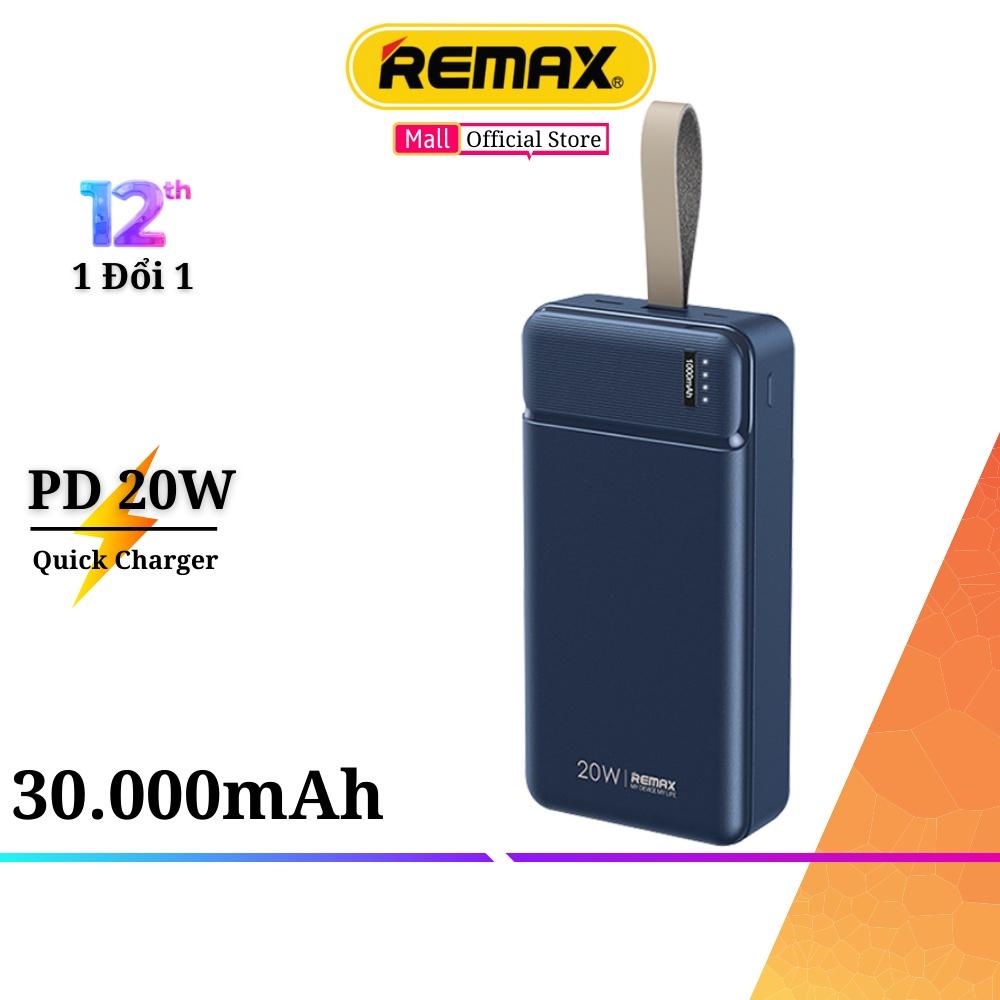 Pin sạc dự phòng 30000mAh Remax RPP-289 Sạc nhanh PD QC 20W Remax RPP-289 - Hàng Chính Hãng Remax