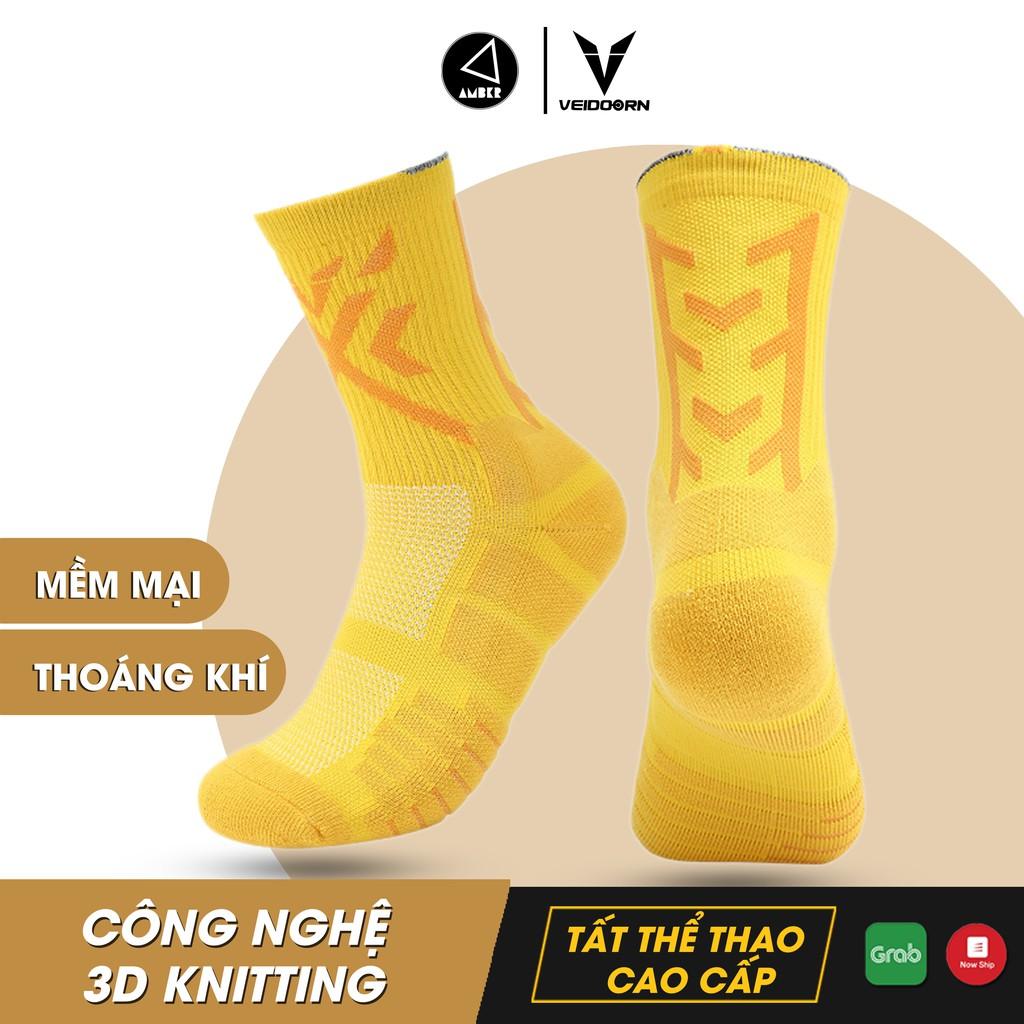 Vớ Thể Thao Cao Cấp Veidoorn, Chơi Bóng Đá, Bóng Chuyền, Bóng Rổ VT006 - AMBERVIETNAM