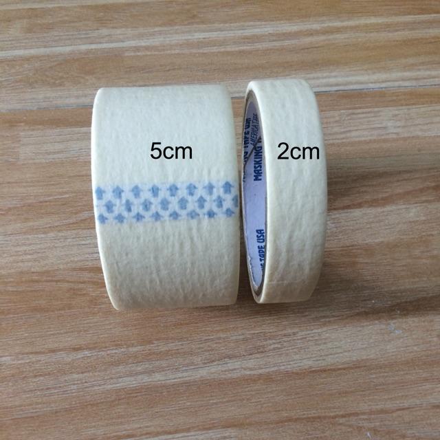 Băng dính giấy 2cm/ 5cm để viết chữ lên