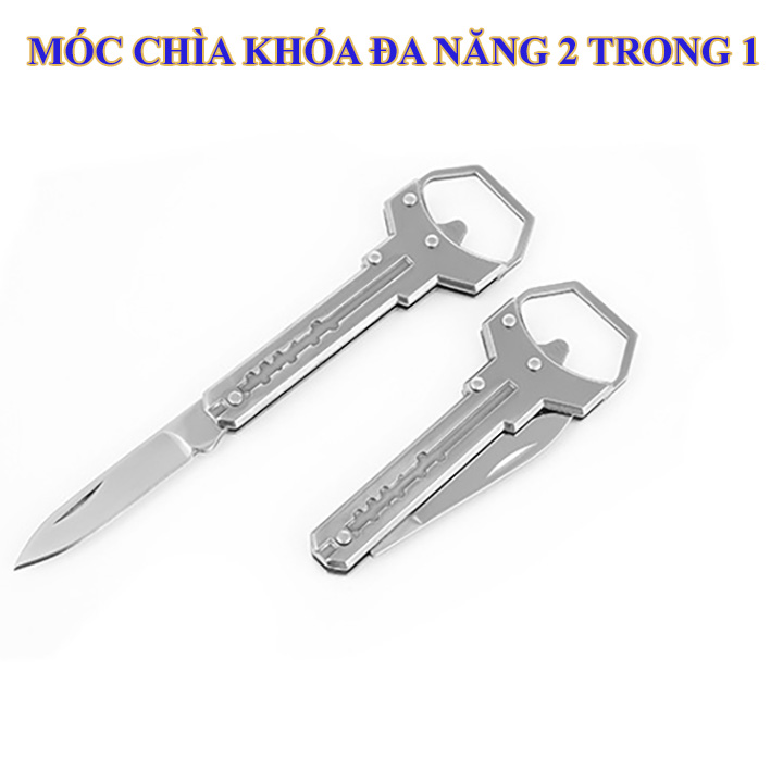 Móc chìa khóa đa năng 2 trong 1