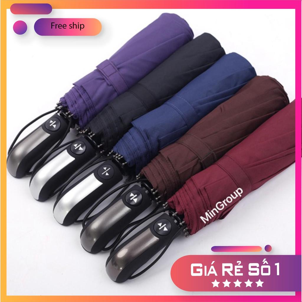 Ô Dù 10 Nan Size Lớn Đóng Mở Tự Động Bằng Nút Bấm Chống Tia UV - Dù Bấm Vải Dù Cao Cấp Hàng Xuất Nhật