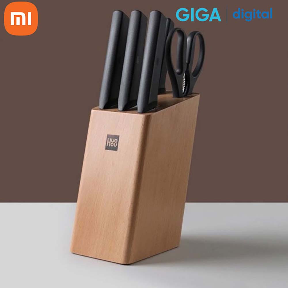 Bộ dao làm bếp 6 món Xiaomi HUOHOU - Hàng Chính Hãng