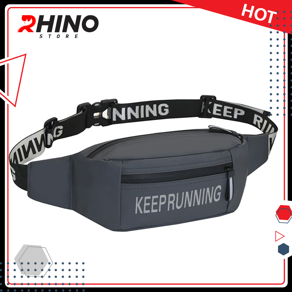 Túi đeo thời trang thể thao cho nam nữ Rhino B402 dùng khi chạy bộ, đạp xe, leo núi hoặc chơi các môn thể thao khác, vải không thấm nước chất lượng cao chính hãng Rhino Store