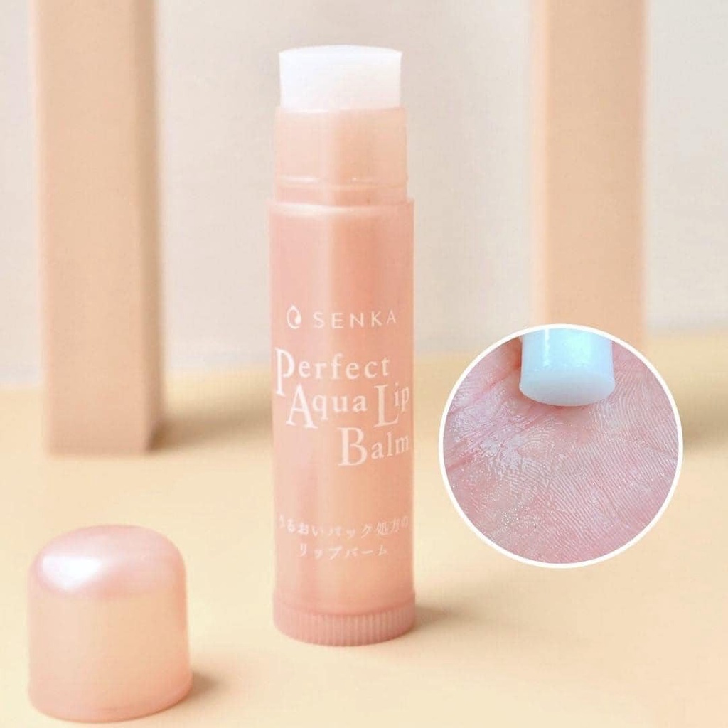 Sản Phẩm Dưỡng Môi Cấp Ẩm Cho Môi Căng mọng Senka Perfect Aqua Lip