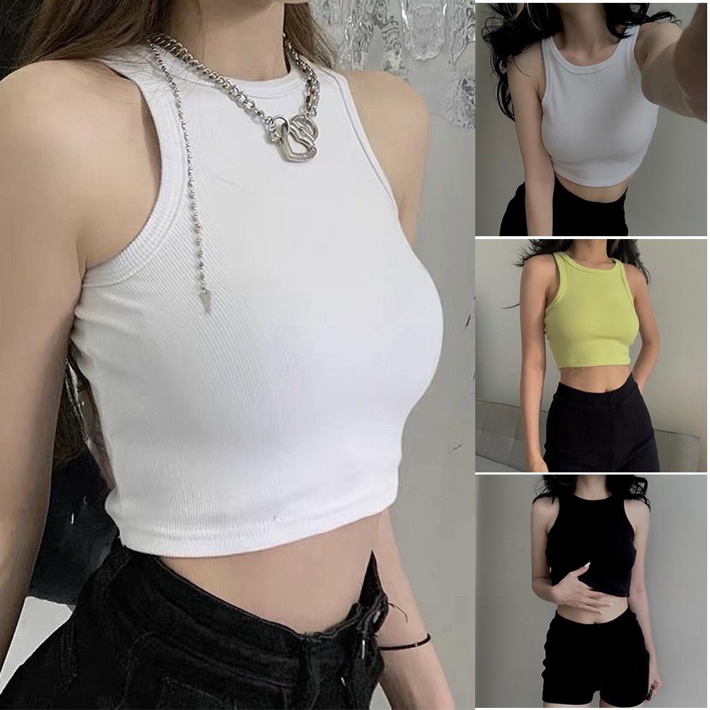 Áo Ba lỗ Croptop Nữ Cotton Tăm Cao Cấp Hàng Thiết Kế Hot