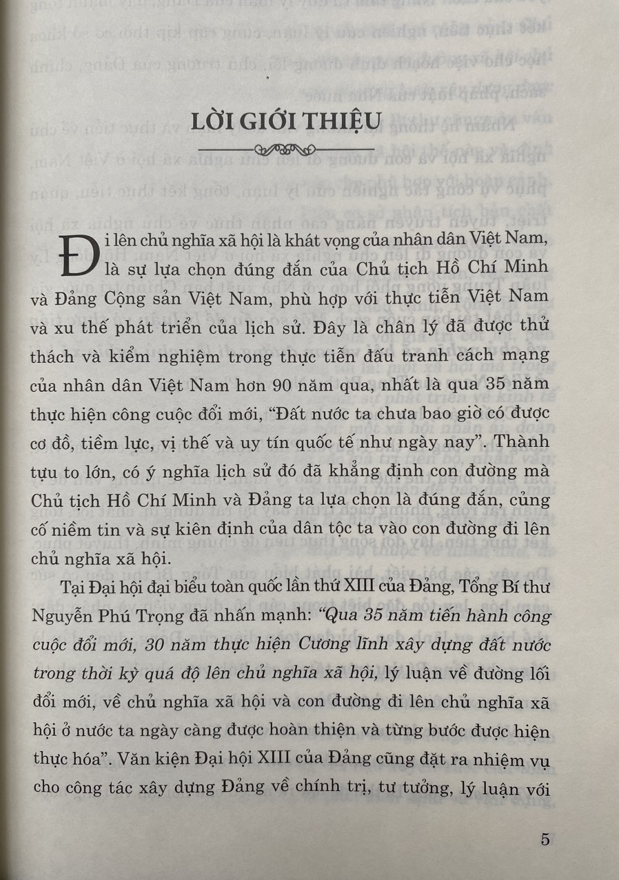 Một Số Vấn Đề Lý Luận Và Thực Tiễn Về Chủ Nghĩa Xã Hội Và Con Đường Đi Lên Chủ Nghĩa Xã Hội Ở Việt Nam
