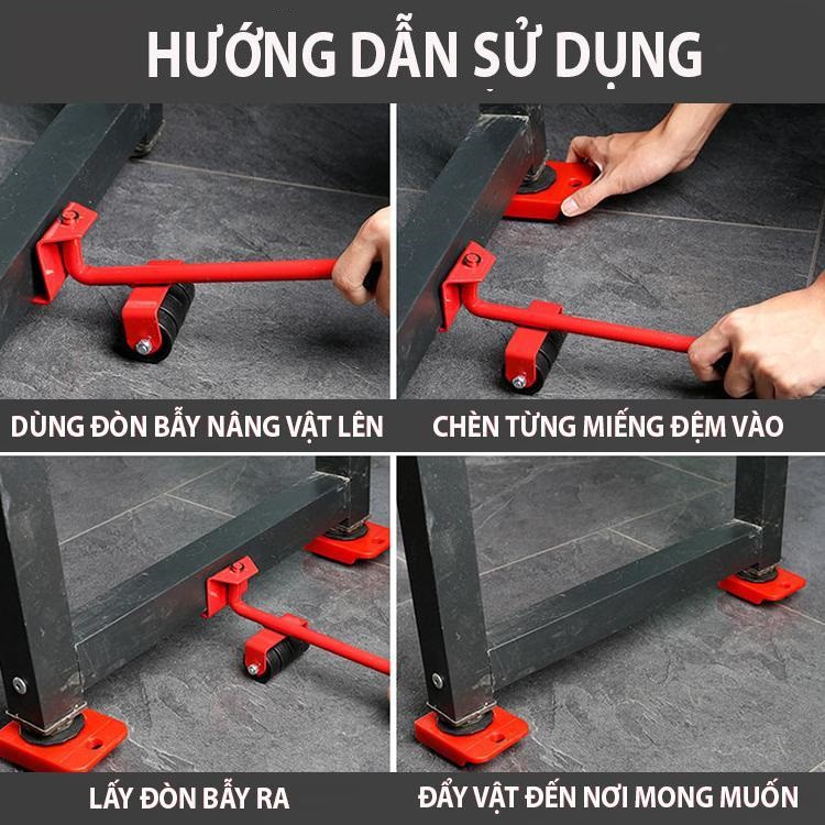 Thiết bị nâng và di chuyển đồ gia dụng nặng cho gia đình thông minh bằng sắt sơn tĩnh điện chịu lực tốt, dễ dàng sử dụng cho cả nam và nữ HÀNG MỚI VỀ