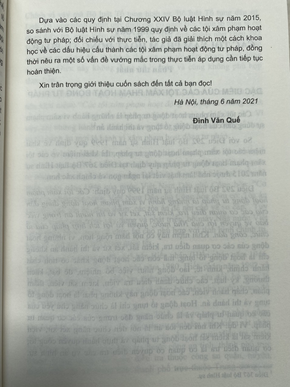 Bình Luận Khoa Học Bộ Luật Hình Sự năm 2015 ( Phần Thứ Hai – Các Tội Phạm ) Chương XXIV Các Tội  Hoạt Động Tư Pháp