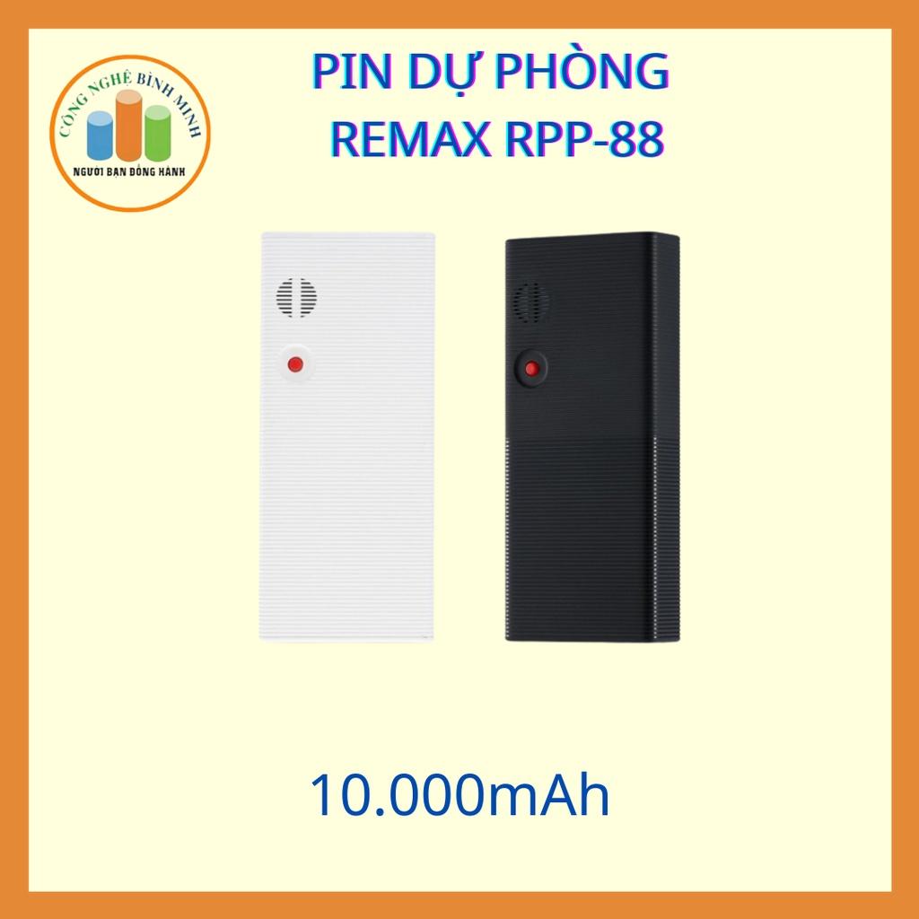 SẠC DỰ PHÒNG 10000mAh REMAX RPP-88 (BM-01667) - Hàng chính hãng