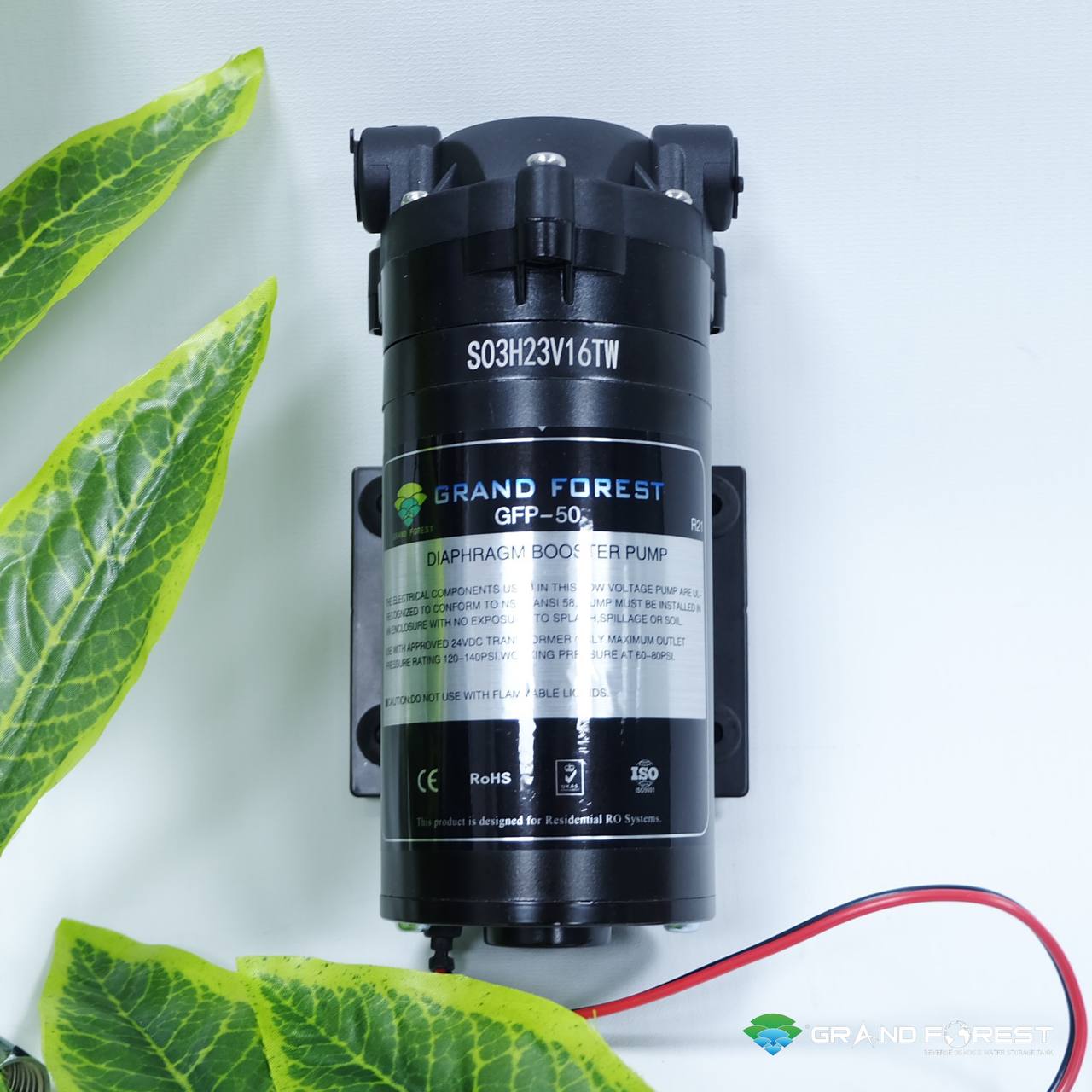 Bơm tăng áp máy lọc nước RO 24V GFP 50 8369, hút đẩy, chất lượng tốt cho tất cả máy lọc nước, Hàng chính hãng