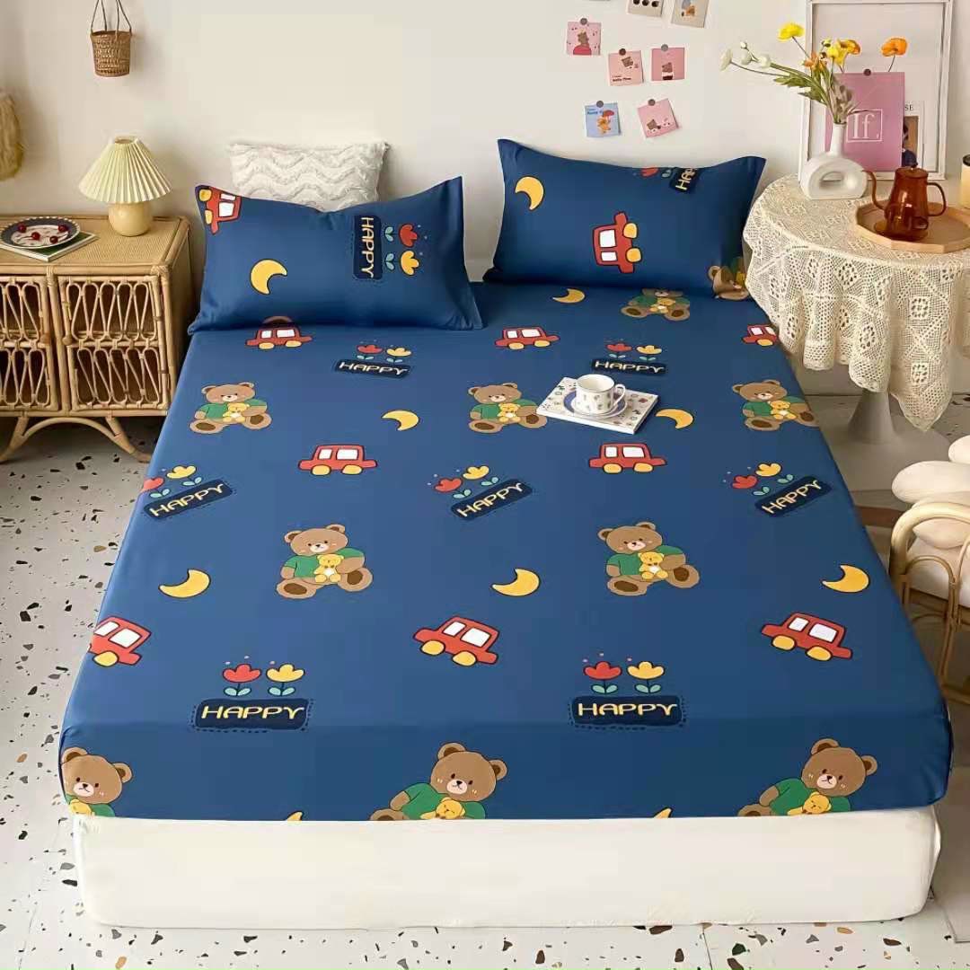 BỘ GA GỐI COTTON 100% GẤU TEDDY