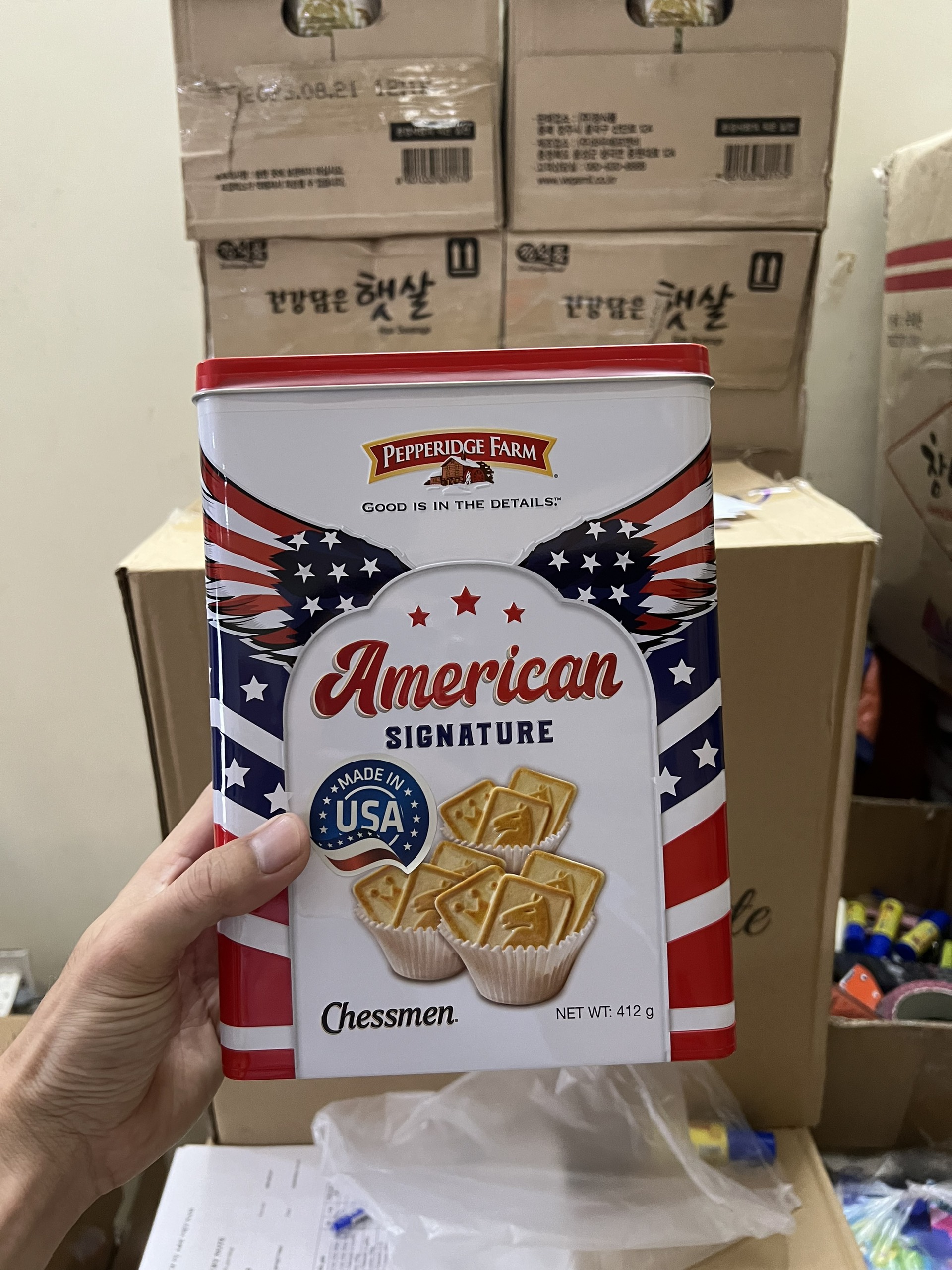 Hộp quà tết - Hộp Bánh Pepperidge Farm American Signature 412g