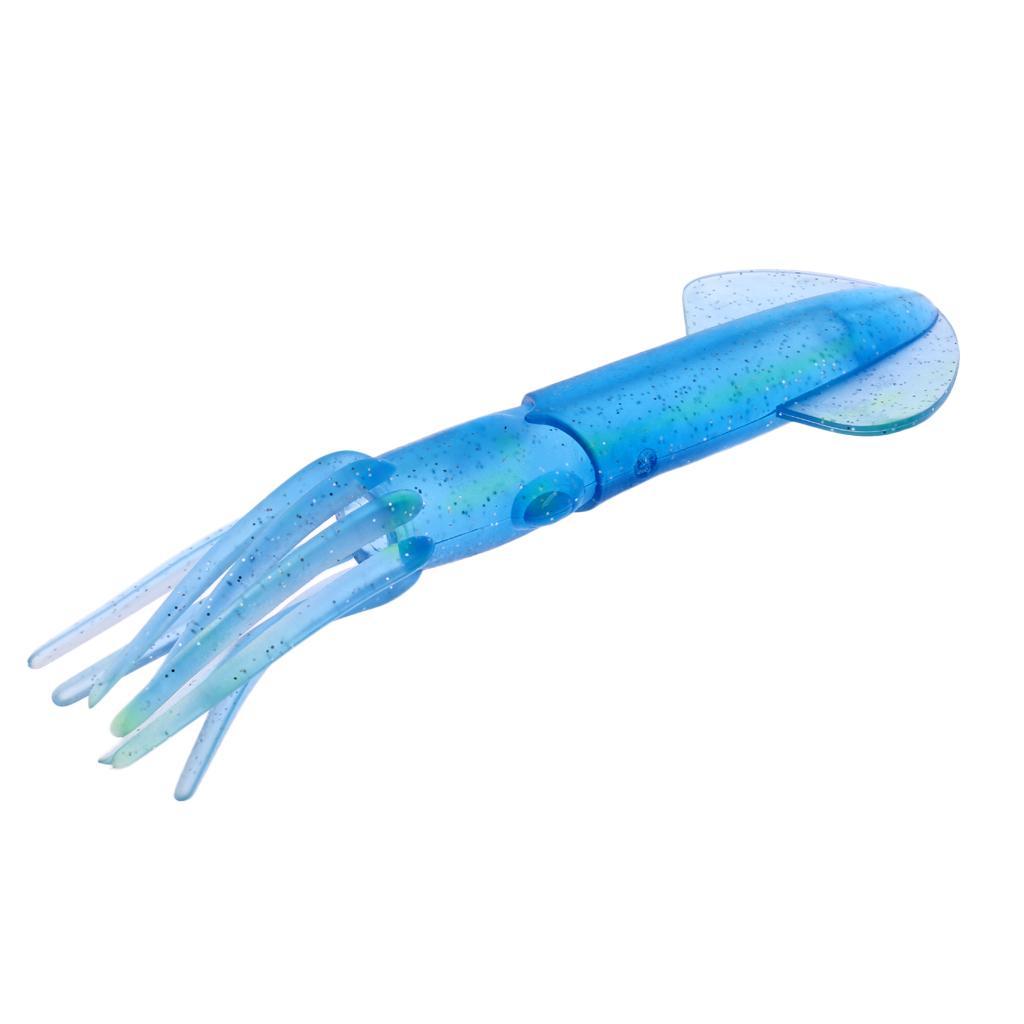 4Pcs Soft Squid Skirt Fishing Lures Baits Trolling Octopus Hoochies 22cm/70g