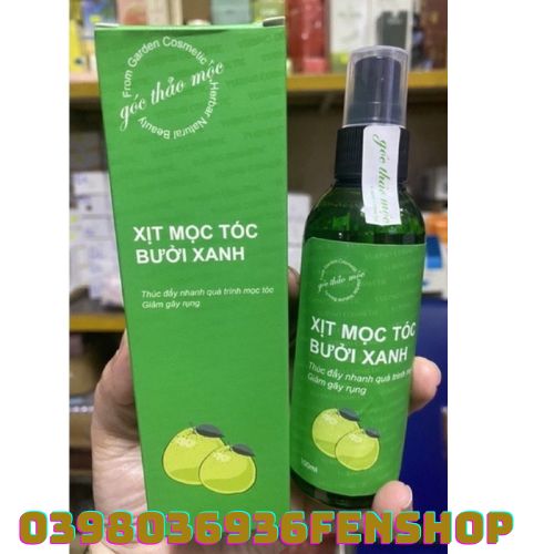 GIẢM RỤNG TÓC BƯỞI XANH