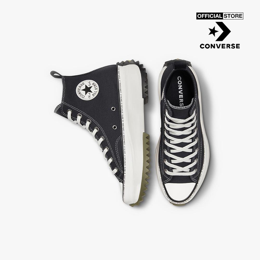 CONVERSE - Giày sneakers cổ cao unisex Run Star Hike Platform Global Logo A03776C