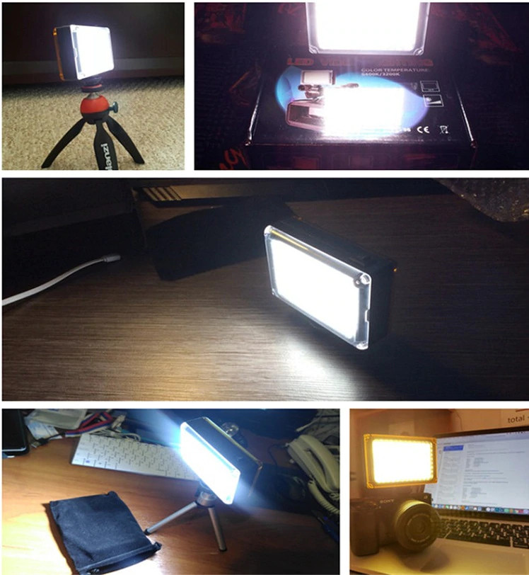 Đèn LED Mini Hỗ Trợ Quay Phim Chụp Ảnh Cho Điện Thoại FT-96 AZONE