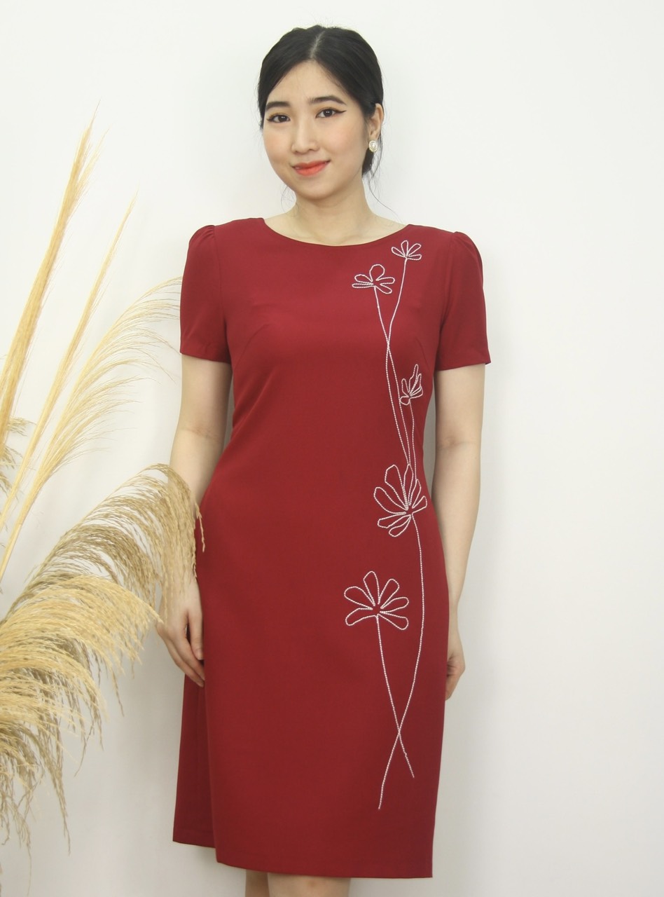 Đầm công sở TIFALU dáng suông trẻ trung