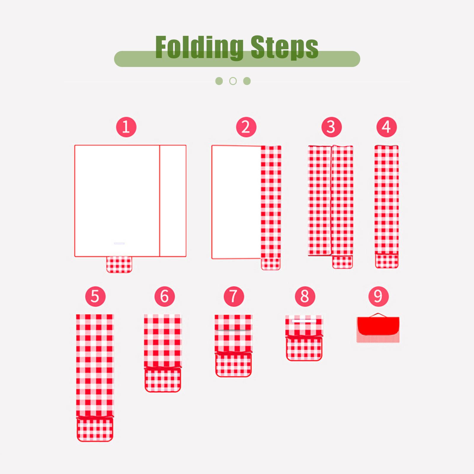 Chăn đi dã ngoại ngoài trời không thấm nước Sandproof Garden Garden có tay cầm dễ dàng xếp gọn