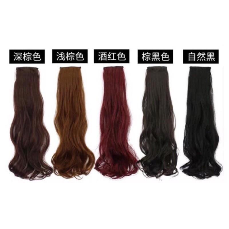 Tóc giả kẹp phân tép - Chịu nhiêt 180 độ