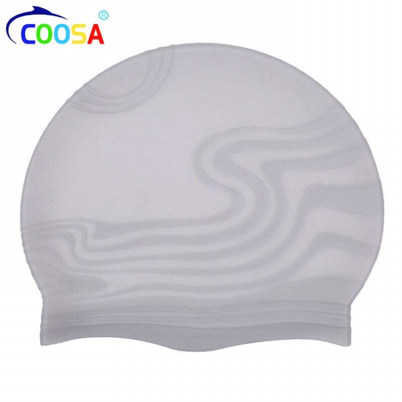 Mũ bơi người lớn COOSA - SC4606 chất liệu Silicone cao cấp ngăn ướt tóc.