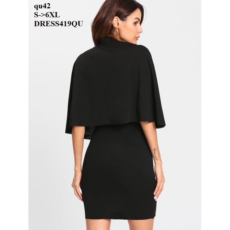 DRESS335 ĐẦM ÔM TAY CÁNH DƠI