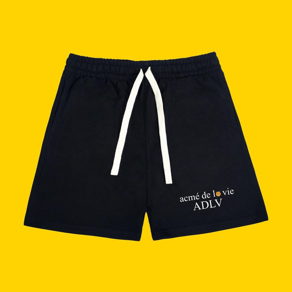 Quần short ADLV KAKAO nỉ da cá Hogoto shop , quần short unisex nam nữ chất liệu cotton