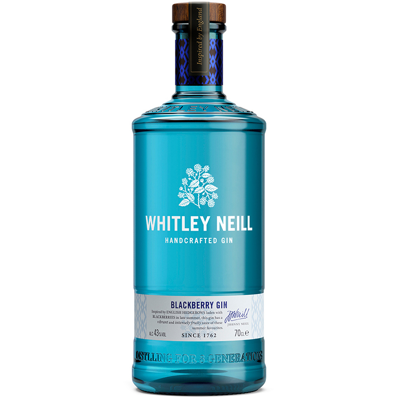 Rượu Whitley Neill Handcrafted Blackberry Gin 43% (700ml) - Không hộp