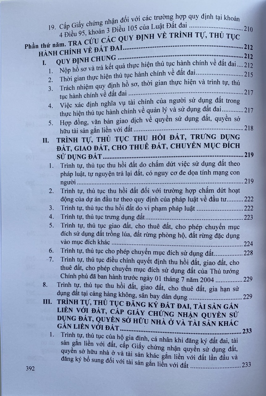 Tra cứu các quy định chi tiết và hướng dẫn thi hành Luật đất đai ( áp dụng từ ngày 20/5/2023 )