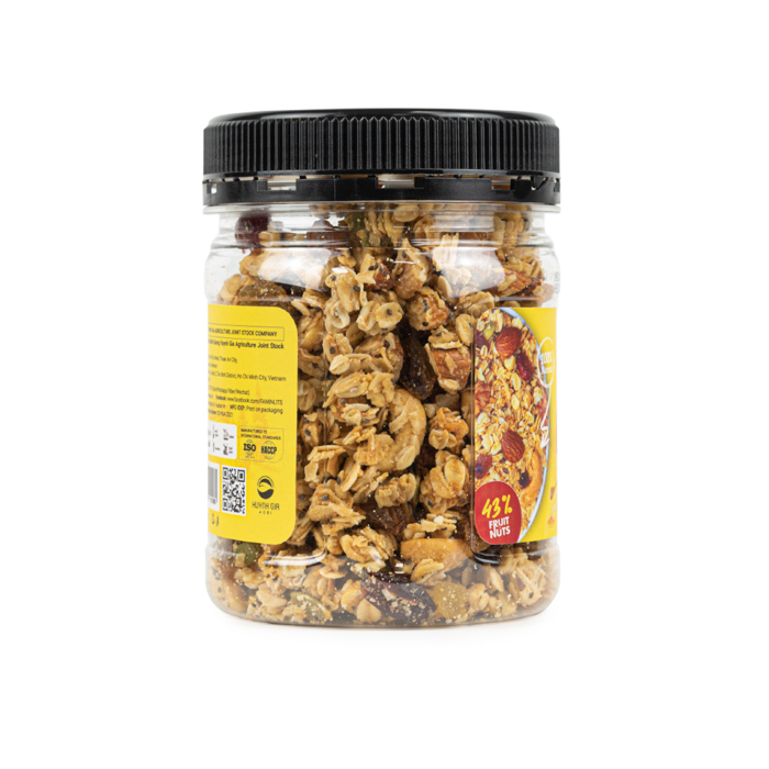 HẠT DINH DƯỠNG NGŨ CỐC GRANOLA FAMINUTS - Hũ Nhựa 280g- Ngũ Cốc Giảm Cân