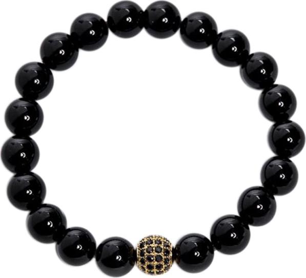 Vòng Tay Đá Obsidian Mix Charm Ngọc Quý Gemstones VT46