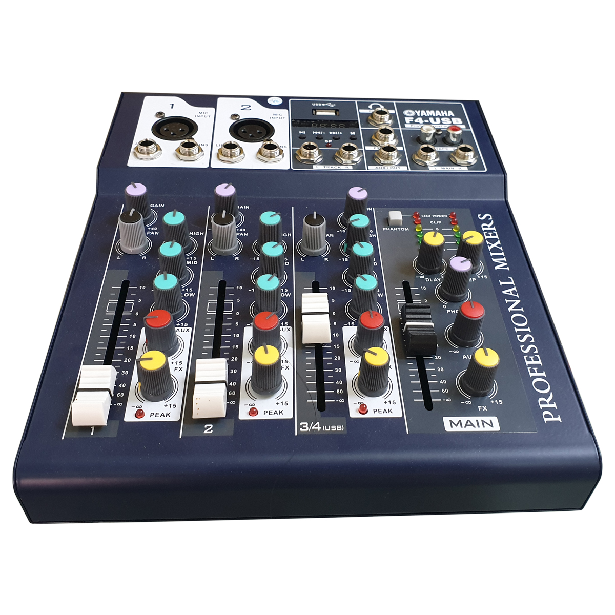 Mixer Karaoke Yamaha F4 USB - Hàng Chính Hãng