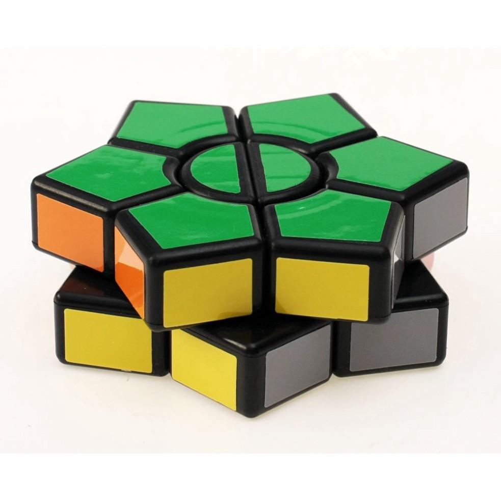 Rubik Biến Thể 6 cánh hoa DianSheng 2-Layer Super Square-1 Star Viền Đen