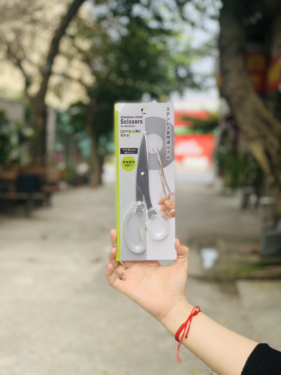 Combo 03 Kéo văn phòng Echo Metal 180mm hàng nội địa Nhật Bản