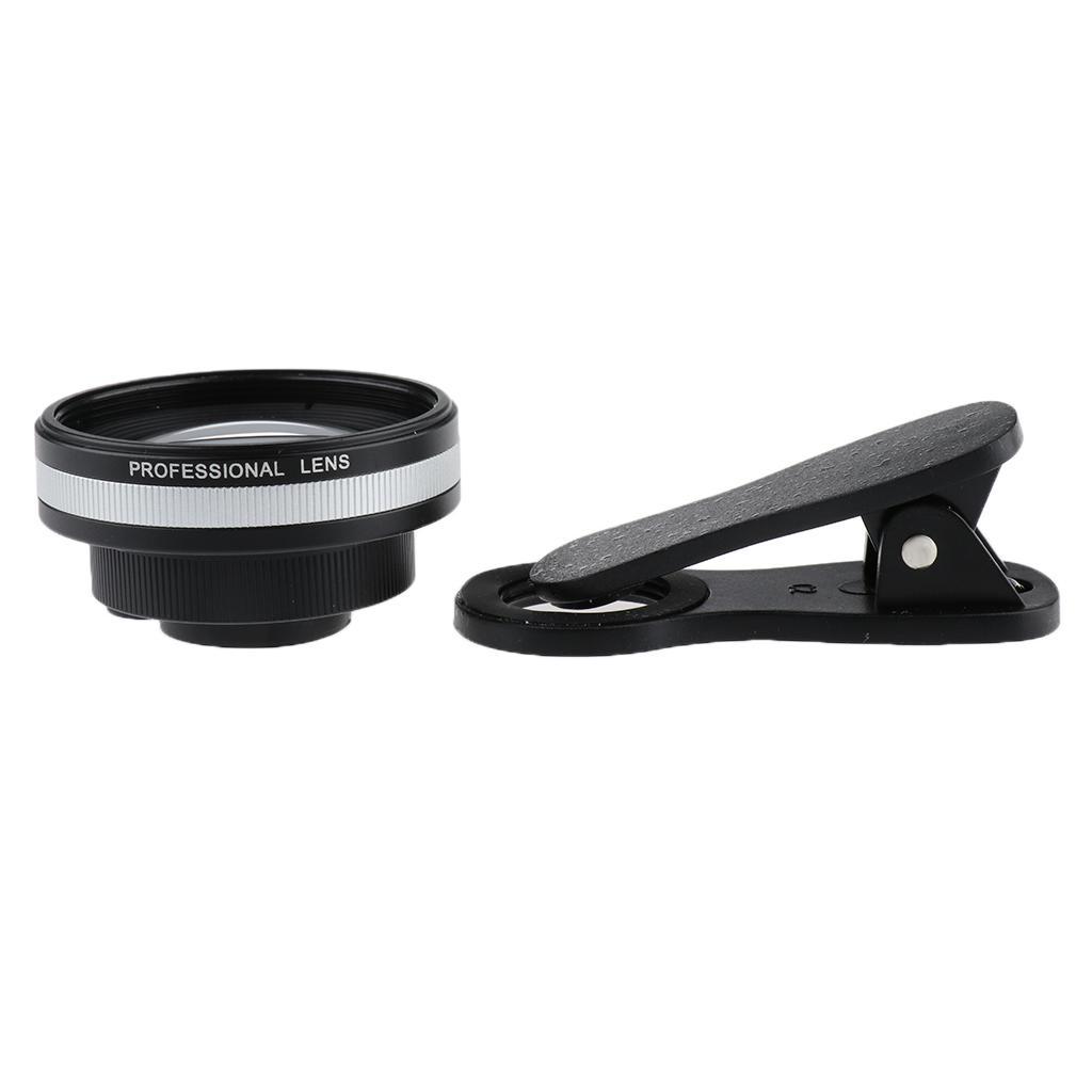 Optical Glass No Distortion 0.6X Wide-angle Lens Clip-on Phone