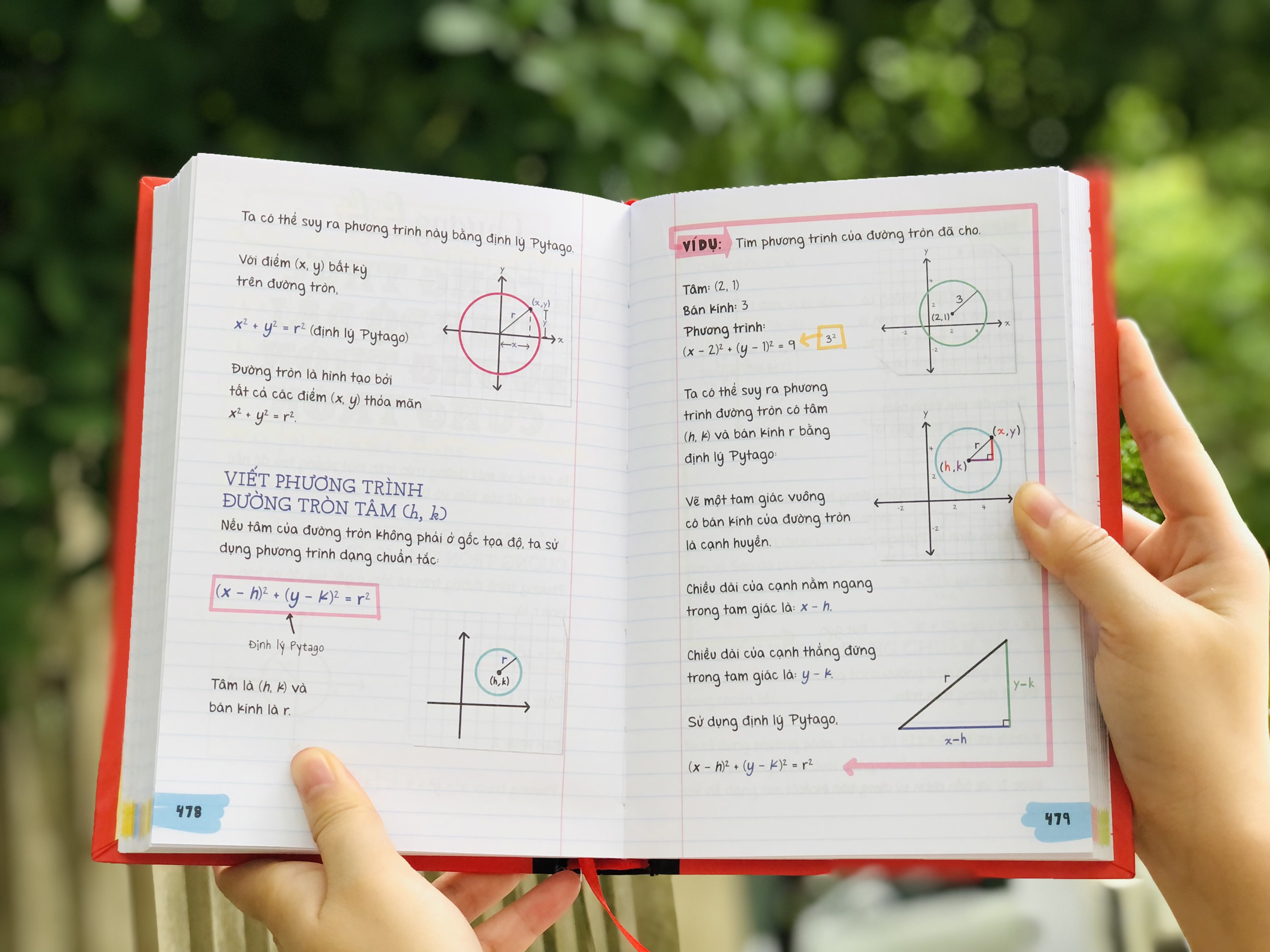 Sách sổ tay hình học tổng hợp kiến thức toán hình từ lớp 8 đến lớp 12