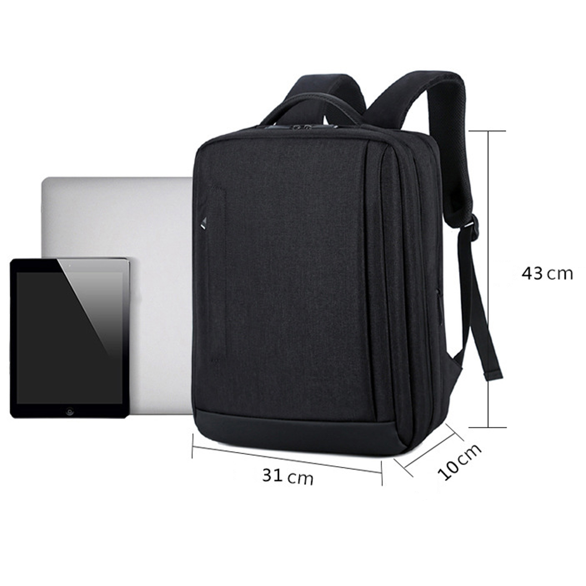 Balo Laptop Chống Thấm Nước Công Sở, Đi Làm, Đựng Laptop, Máy Tính 13 Inch, 14 Inch, 15.6 Inch, Chống Sốc Dành Cho Người Đi Làm, Sinh Viên, Học Sinh Cao Cấp BL105 - Hàng Chính Hãng