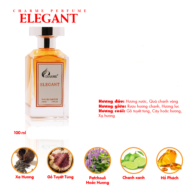 Nước Hoa Nam Charme Elegant 100ml