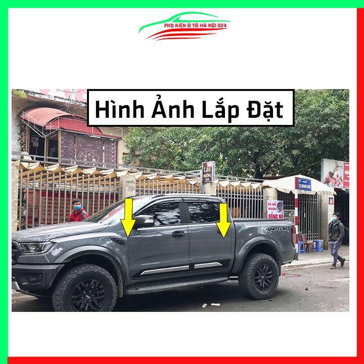 Bộ ốp nẹp sườn Ranger 2016-2017-2018-2019-2020-2021-2022 bản to trang trí làm đẹp xe