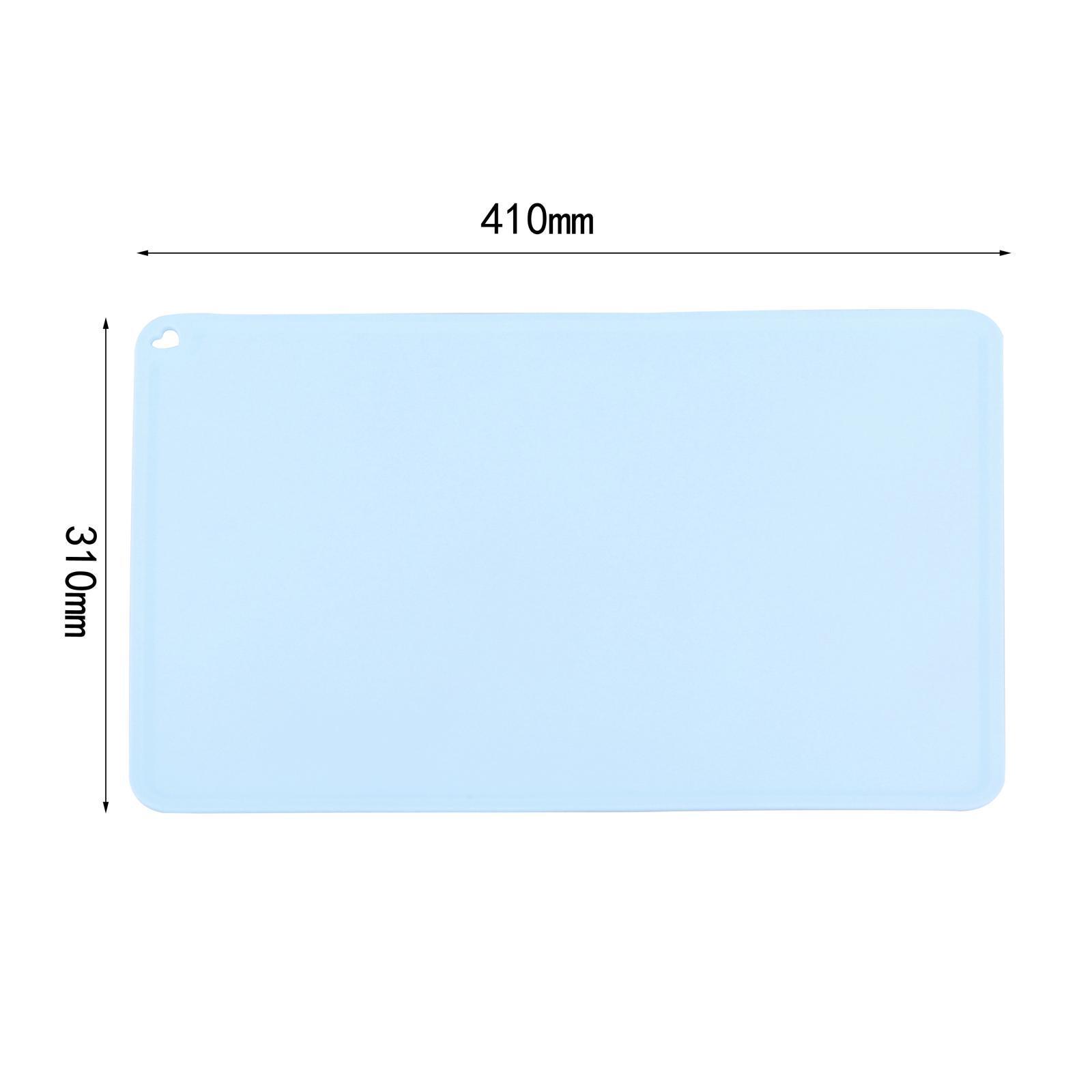 Silicone  410 x 310mm To Protect Work Surface Light Blue