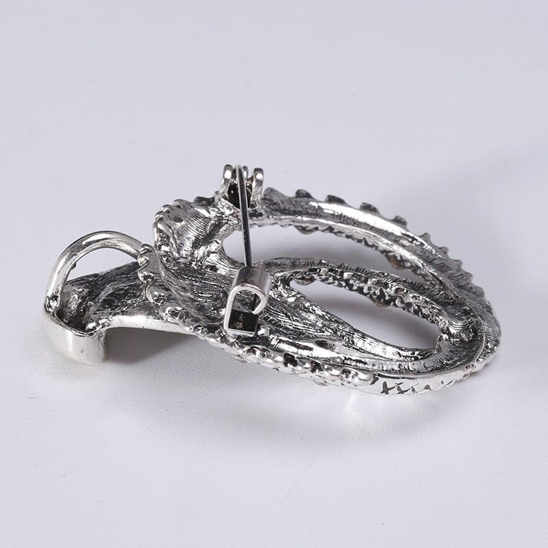 Cài áo nam nữ hình rắn hổ mang thần thoại Ấn Độ Giangpkc