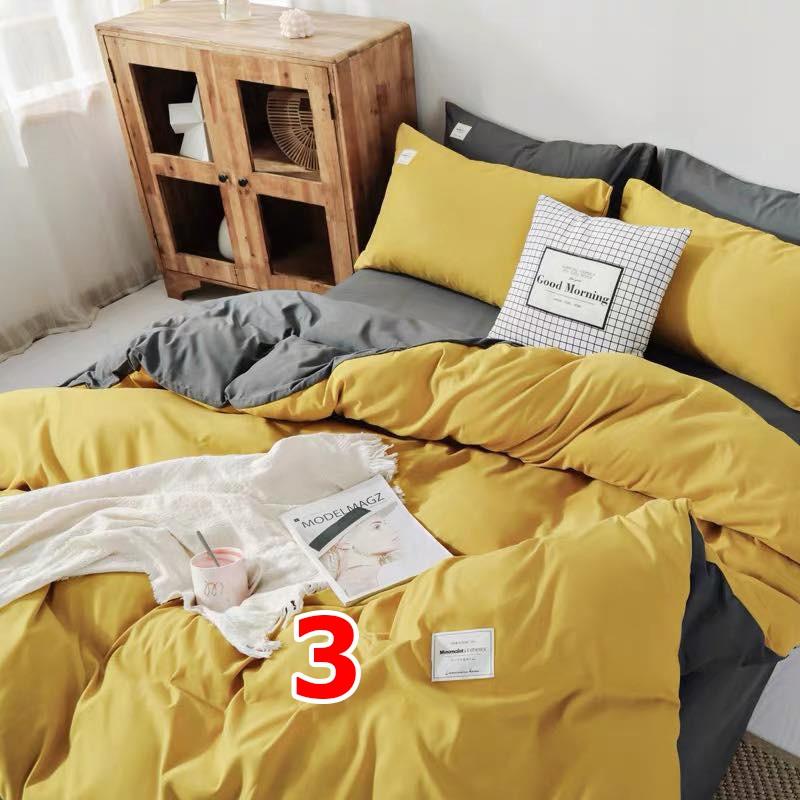 Bộ chăn ga 4 món cotton Tici cao cấp đủ size đủ màu TC03