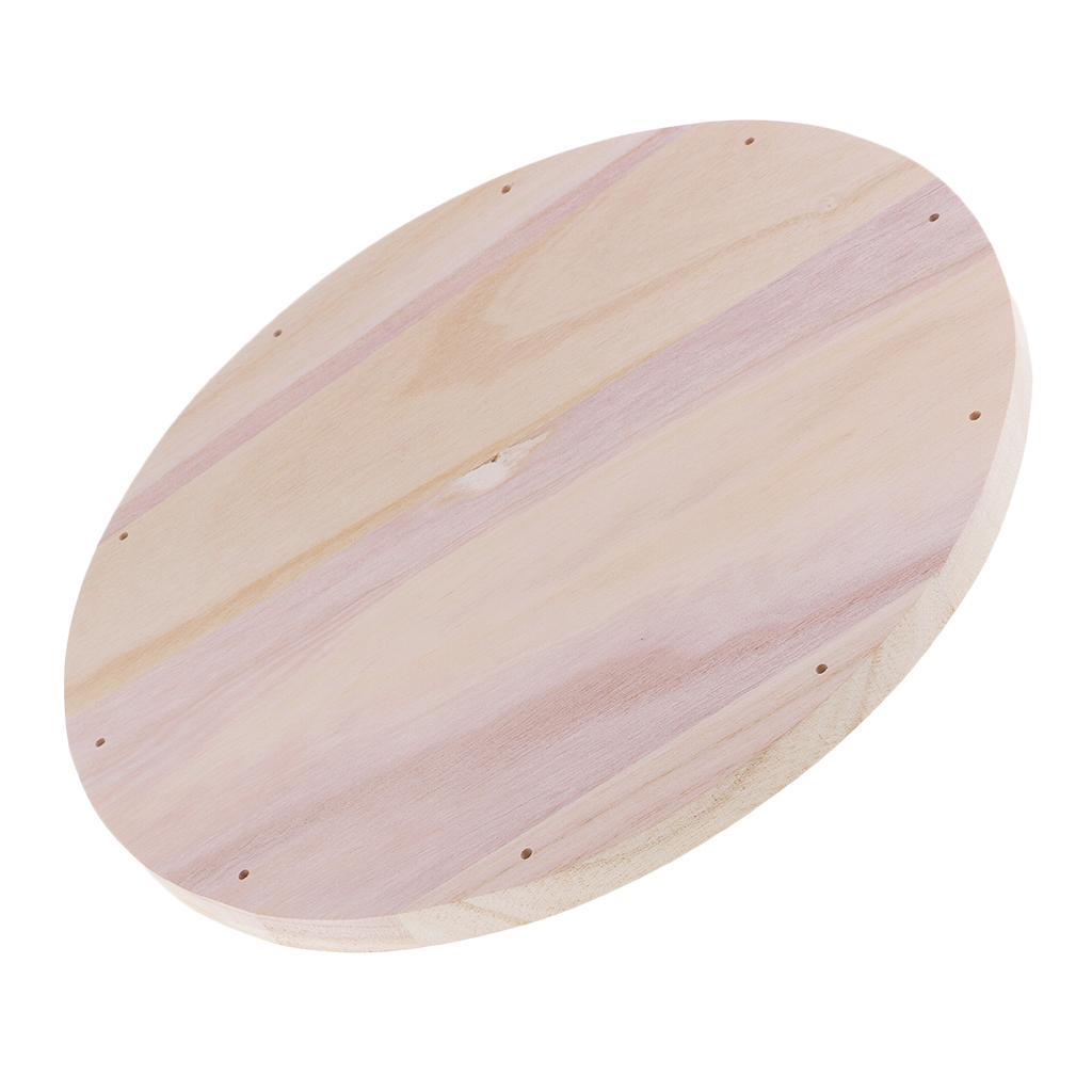 12" Wood Circle Cutouts Unfinished Blank Round Wood Cutouts Plaque DIY Craft