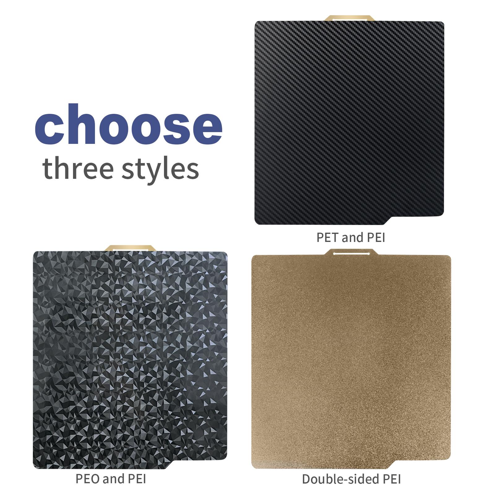 Tấm thép có kết cấu hai mặt linh hoạt Pei Peo PEI 257x257mm Giường sưởi cho phòng thí nghiệm Bambu X1 Tấm xây dựng