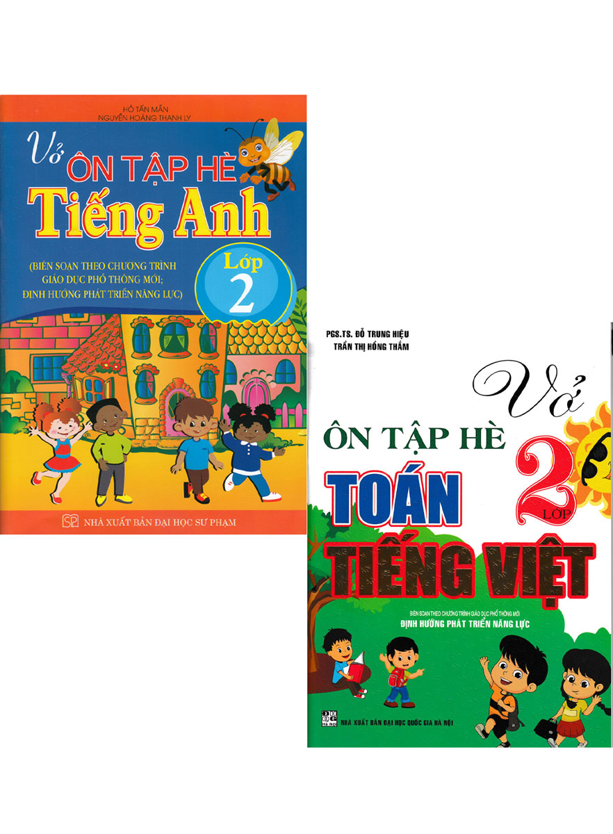 Combo Vở Ôn Tập Hè Lớp 2 - Theo Chương Trình Giáo Dục Phổ Thông Mới (Bộ 2 Cuốn) _HA